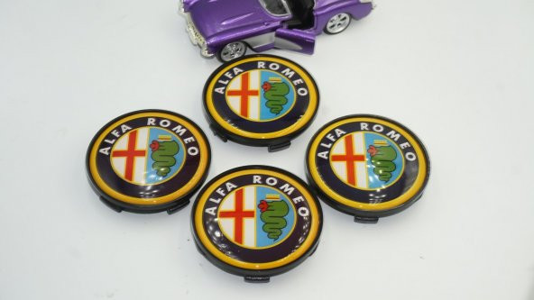 Alfa Romeo Jant Göbeği Kapak Seti 68mm - 2