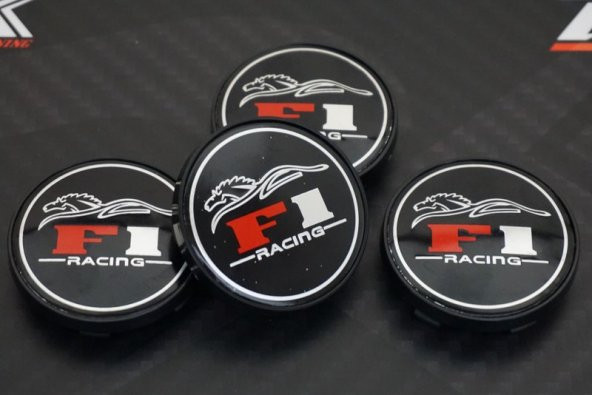 F1 Racing Jant Göbeği Kapak Seti 60mm - 5