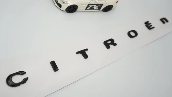 DK Tuning C4-X e C4-X Siyah Bagaj Logo Arma Citroen ile Uyumlu - 4