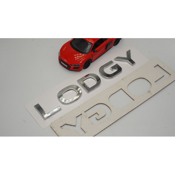 Dacia Lodgy 3M 3D Bagaj Yazı Logo Amblem - 6