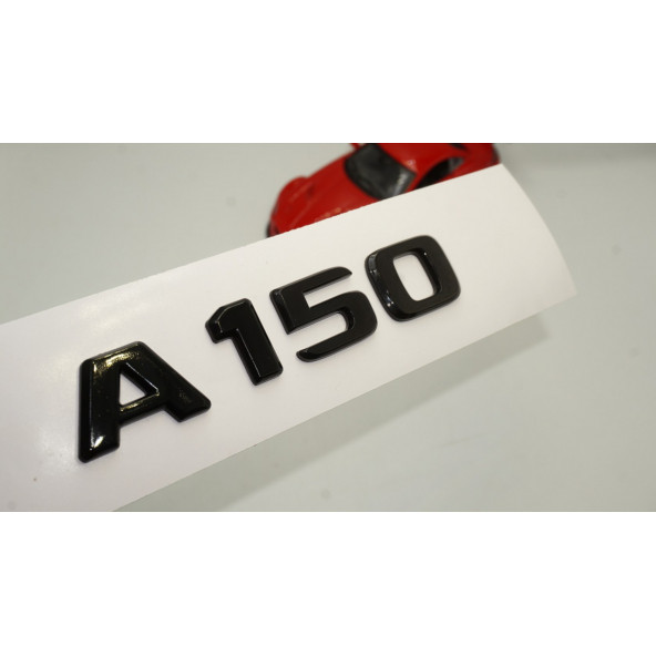 A 150 Bagaj Parlak Siyah ABS 3M 3D Yazı Logo