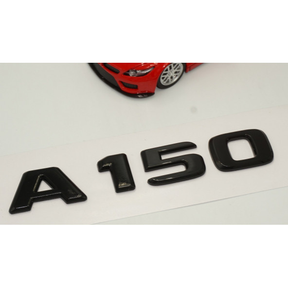 A 150 Bagaj Parlak Siyah ABS 3M 3D Yazı Logo - 3