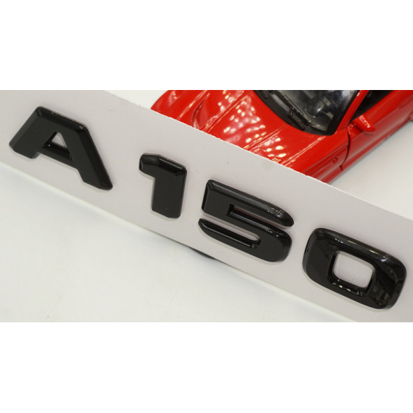 A 150 Bagaj Parlak Siyah ABS 3M 3D Yazı Logo - 4