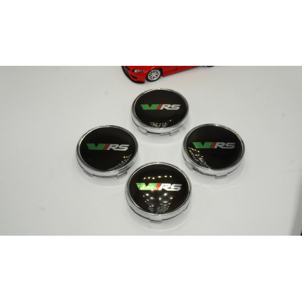 Skoda VRS Jant Göbeği Kapak Seti 60mm - 2