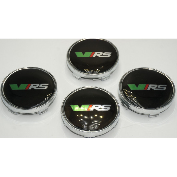 Skoda VRS Jant Göbeği Kapak Seti 60mm - 3