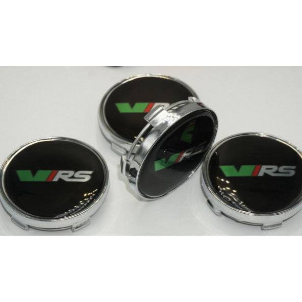 Skoda VRS Jant Göbeği Kapak Seti 60mm - 4