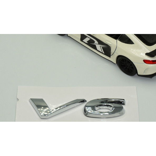 Jaguar V6 XJ XJL XF Bagaj 3M 3D Krom Logo Amblem Orjinal Ürün - Resim 3