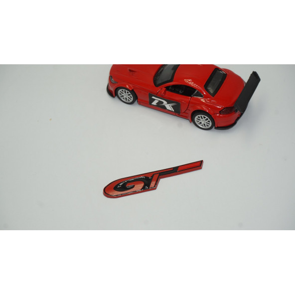 DK Peugeot RCZ 308 508 2008 3008 5008 GT Bagaj Kırmızı Metal Yazı Logo Amblem - Resim 2