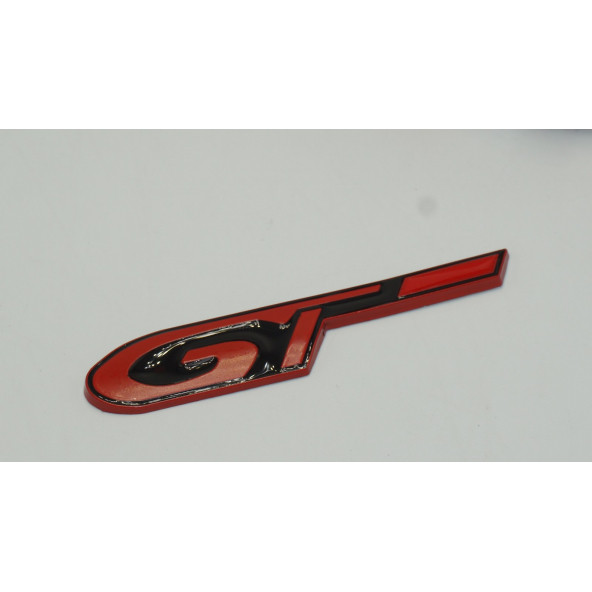 DK Peugeot RCZ 308 508 2008 3008 5008 GT Bagaj Kırmızı Metal Yazı Logo Amblem - Resim 3