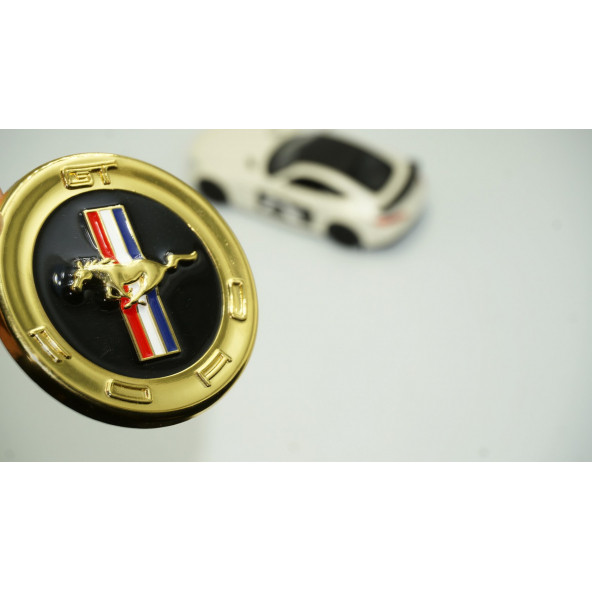 Dk Mustang 2.3t Gt500 Gold Metal Bagaj Logo Arma Amblem