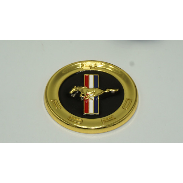 Dk Mustang 2.3t Gt500 Gold Metal Bagaj Logo Arma Amblem - 3