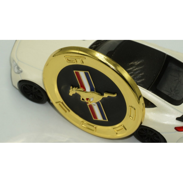 Dk Mustang 2.3t Gt500 Gold Metal Bagaj Logo Arma Amblem - 4