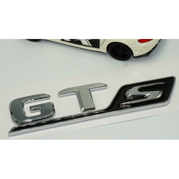 DK Benz GT S Krom Siyah Abs 3m 3d Bagaj Logo Amblem - Resim 3