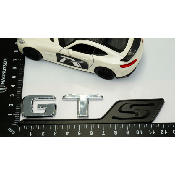 DK Benz GT S Siyah Krom Abs 3m 3d Bagaj Logo Amblem - Resim 4