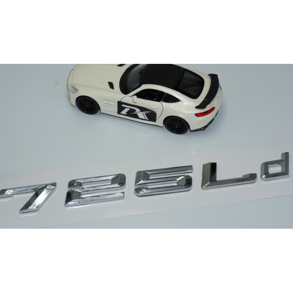 Dk Tuning 725ld Bagaj Krom Metal 3m 3d Yazı Logo Bmw İle Uyumlu - Resim 3