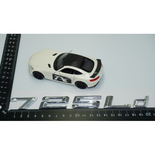 Dk Tuning 725ld Bagaj Krom Metal 3m 3d Yazı Logo Bmw İle Uyumlu - Resim 4