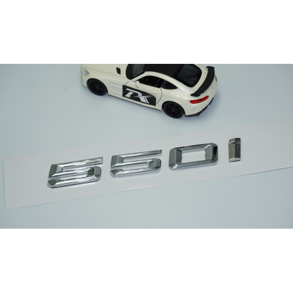 Dk Tuning 550i Bagaj Krom Metal 3m 3d Yazı Logo Bmw İle Uyumlu - 2