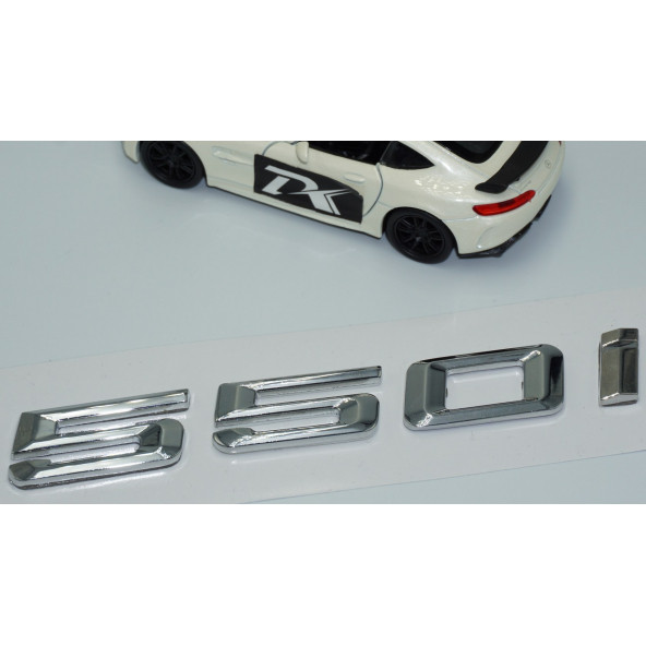 Dk Tuning 550i Bagaj Krom Metal 3m 3d Yazı Logo Bmw İle Uyumlu - 3