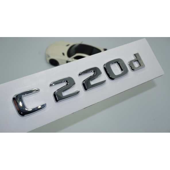 DK Tuning C 220d Bagaj Krom ABS 3M 3D Yazı Logo Benz İle Uyumlu