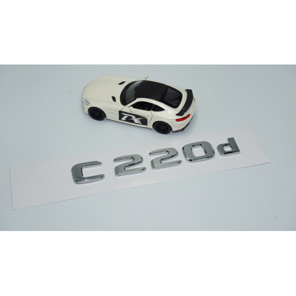 DK Tuning C 220d Bagaj Krom ABS 3M 3D Yazı Logo Benz İle Uyumlu - 2