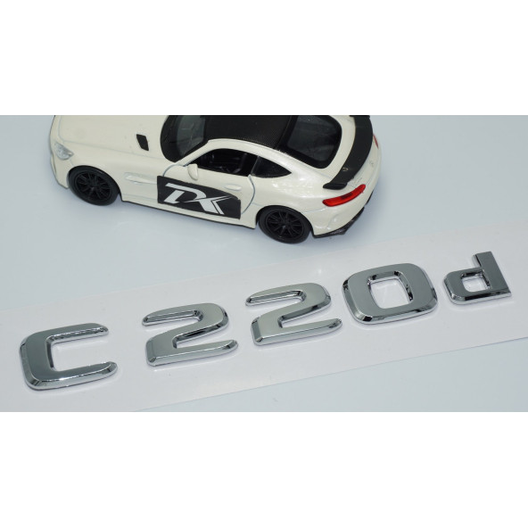 DK Tuning C 220d Bagaj Krom ABS 3M 3D Yazı Logo Benz İle Uyumlu - 3