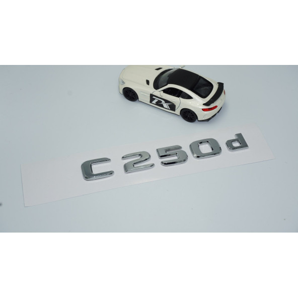 DK Tuning C 250d Bagaj Krom ABS 3M 3D Yazı Logo Benz İle Uyumlu - 2