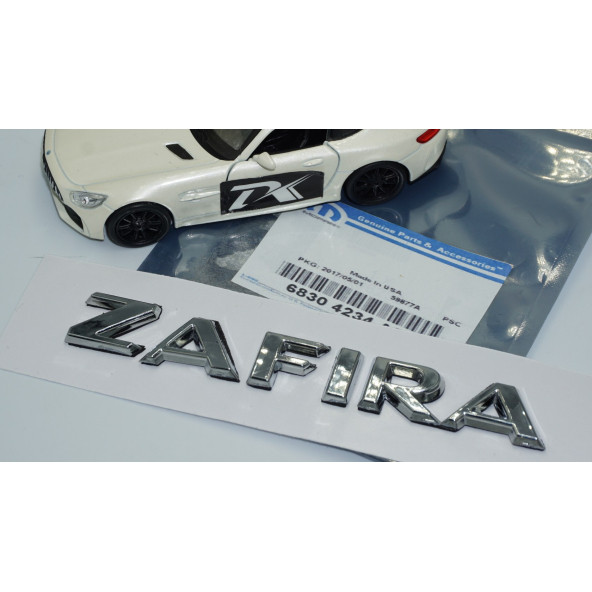 DK Tuning Opel Zafira B Bagaj Krom ABS 3M 3D Yazı Logo Amblem - 5