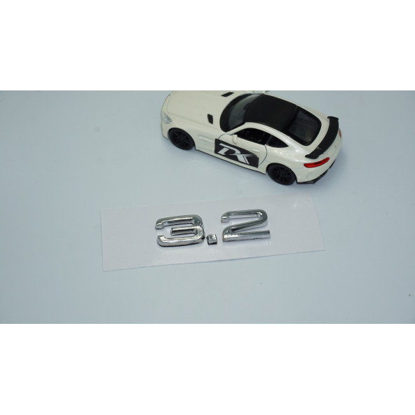 DK Tuning Audi 3.2 A3 A4 A6 A5 A7 A8 Bagaj Krom ABS 3M 3D Yazı Logo - Resim 2