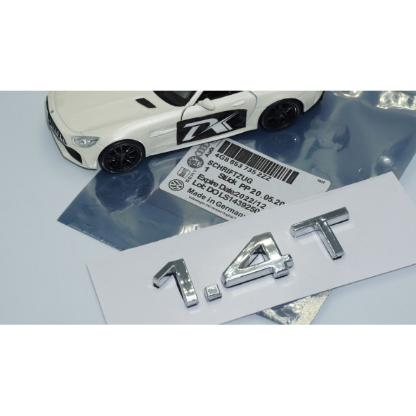 DK Tuning Audi 1.4T Bagaj Krom ABS 3M 3D Yazı Logo - 5