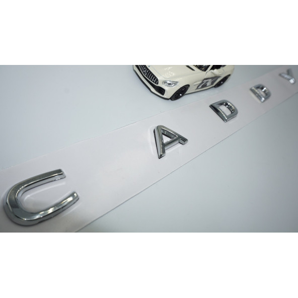 DK Tuning Volkswagen Caddy 2021+ MK5 Yeni Nesil Krom ABS Bagaj Yazı Logo - Resim 2