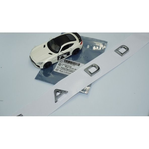 DK Tuning Volkswagen Caddy 2021+ MK5 Yeni Nesil Krom ABS Bagaj Yazı Logo - Resim 3