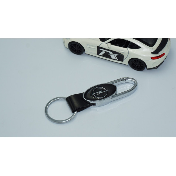 DK Tuning Opel Logo Deri Metal Anahtarlık - Resim 2