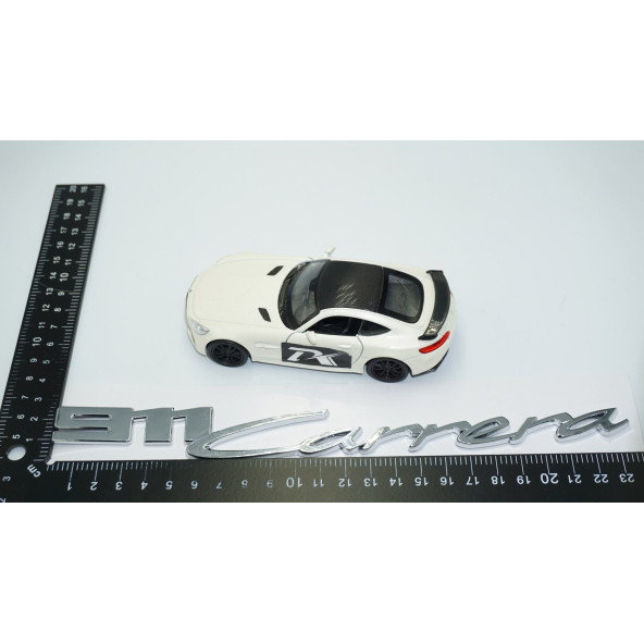 DK Tuning Porsche 911 992 Carrera 3M Gümüş Krom Bagaj Logo - 4