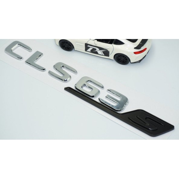 DK Tuning CLS63S Bagaj Krom Siyah ABS Yazı Logo Benz İle Uyumlu - 3