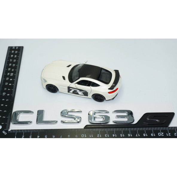 DK Tuning CLS63S Bagaj Krom Siyah ABS Yazı Logo Benz İle Uyumlu - 4