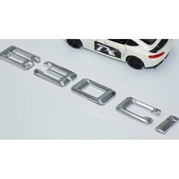 DK Tuning 630Ci Bagaj Krom Metal 3M 3D Yazı Logo Bmw İle Uyumlu - 3
