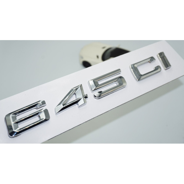 DK Tuning 645Ci Bagaj Krom Metal 3M 3D Yazı Logo Bmw İle Uyumlu ürün görseli