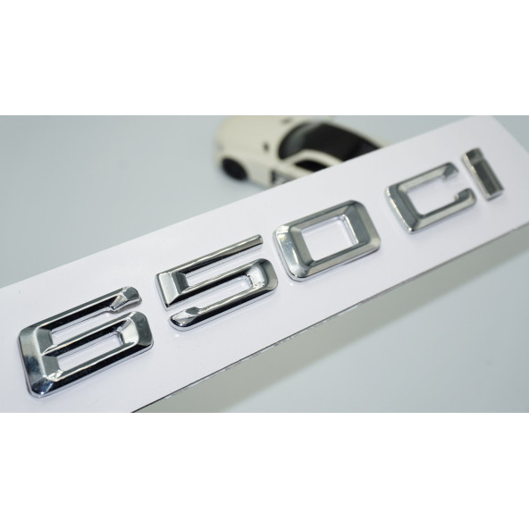 DK Tuning 650Ci Bagaj Krom Metal 3M 3D Yazı Logo Bmw İle Uyumlu