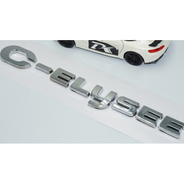 DK Tuning C Elysee Bagaj Kapağı Krom ABS Yazı Logo Citroen İle Uyumlu - Resim 3