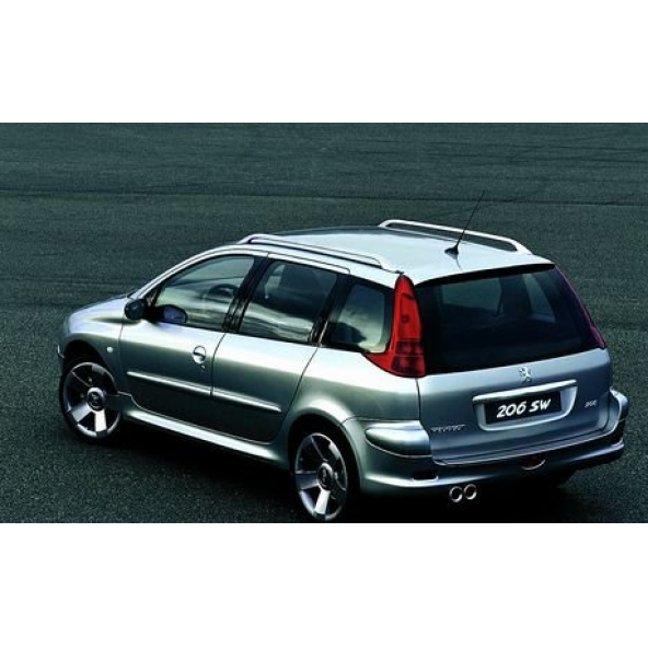 DK Tuning 206 SW Bagaj 3M 3D Yazı Logo Amblem Peugeot İle Uyumlu - 6
