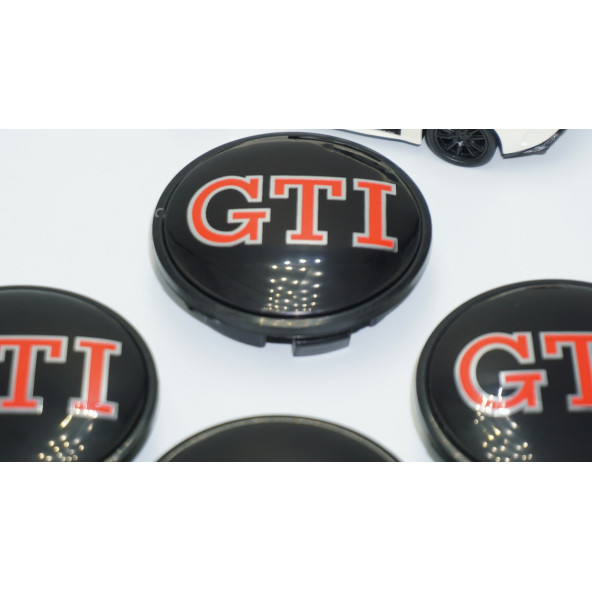 DK Tuning GTİ Jant Göbeği Kapak Seti 65mm Volkswagen İle Uyumlu - Resim 3