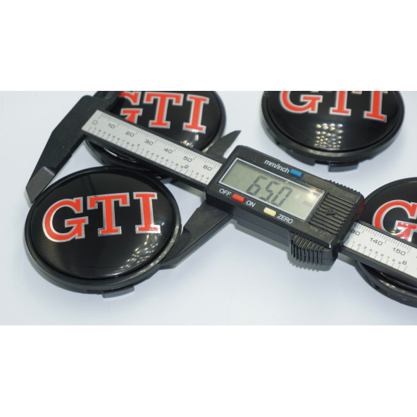 DK Tuning GTİ Jant Göbeği Kapak Seti 65mm Volkswagen İle Uyumlu - Resim 5
