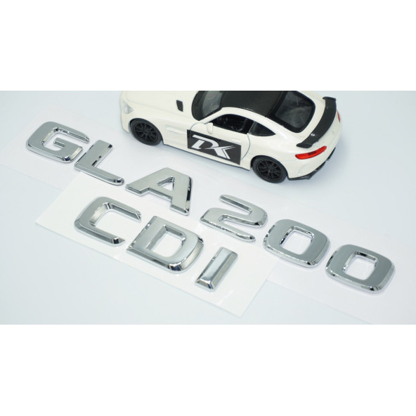DK Tuning GLA 200 CDi Bagaj Krom ABS Yazı Logo Benz İle Uyumlu - 3