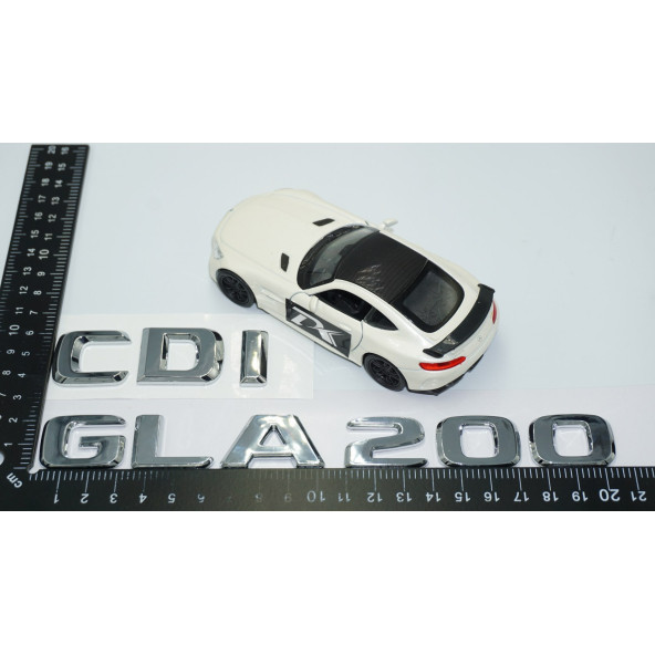 DK Tuning GLA 200 CDi Bagaj Krom ABS Yazı Logo Benz İle Uyumlu - 4