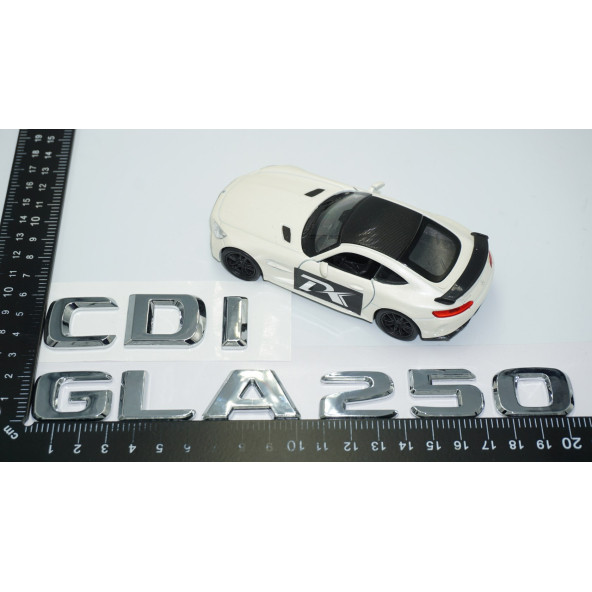 DK Tuning GLA 250 CDi Bagaj Krom ABS Yazı Logo Benz İle Uyumlu - Resim 4