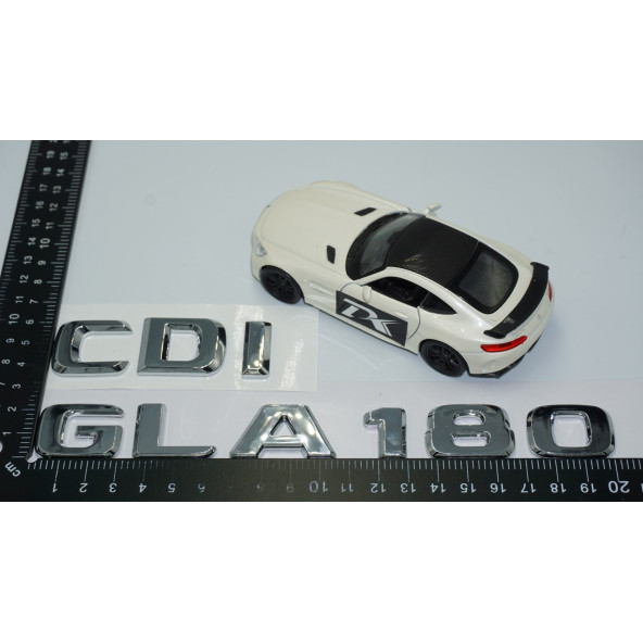 DK Tuning GLA 180 CDi Bagaj Krom ABS Yazı Logo Benz İle Uyumlu - 4