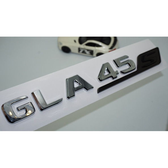 DK Tuning GLA 45S Bagaj Krom Siyah ABS Yazı Logo Benz İle Uyumlu