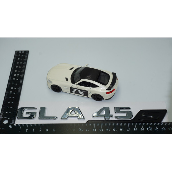 DK Tuning GLA 45S Bagaj Krom Siyah ABS Yazı Logo Benz İle Uyumlu - 4