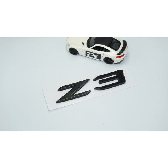 DK Tuning Z3 Bagaj Siyah ABS 3M 3D Yazı Logo Bmw İle Uyumlu - 2