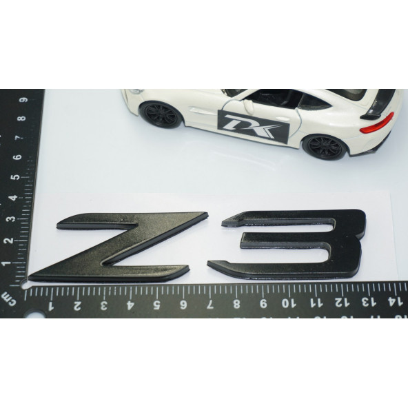 DK Tuning Z3 Bagaj Siyah ABS 3M 3D Yazı Logo Bmw İle Uyumlu - 4